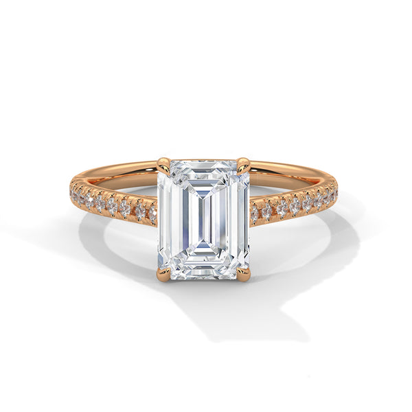 Emerald Reverie Solitaire Ring