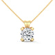 Radiant Claw Solitaire Pendant