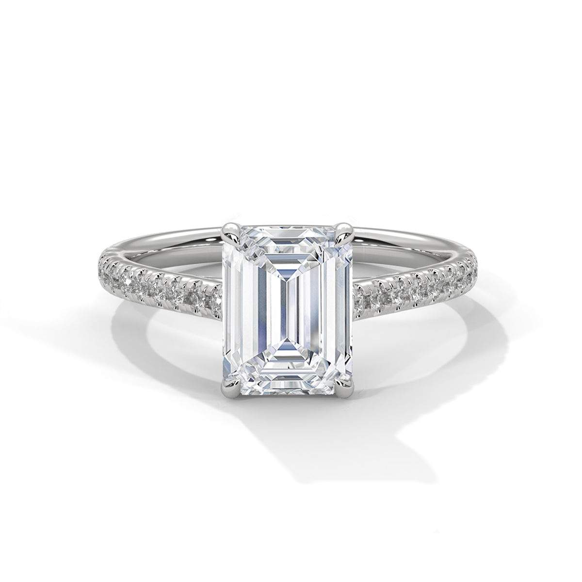 Emerald Reverie Solitaire Ring