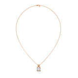 Radiant Claw Solitaire Pendant