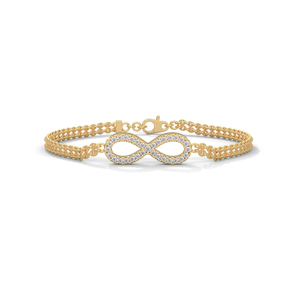 Eternal Loop Diamond Bracelet
