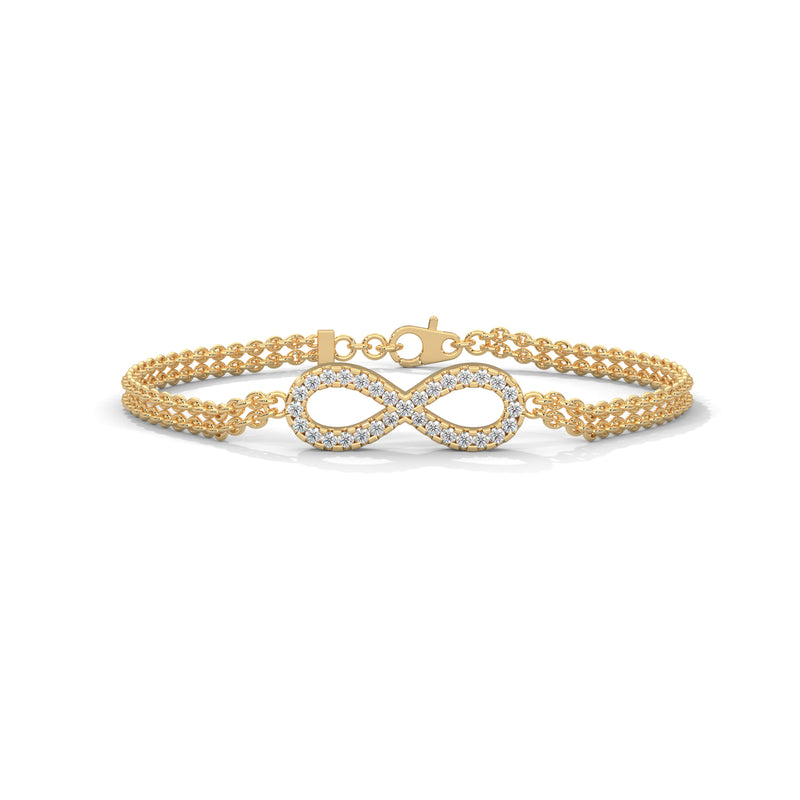 Eternal Loop Diamond Bracelet