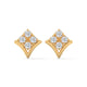 Crowned Chevron Cluster Earrings