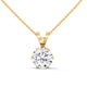 Luminary Crown Solitaire Pendant
