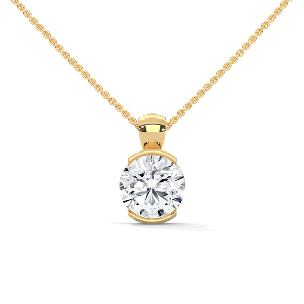 Eternal Orbit Solitaire Pendant