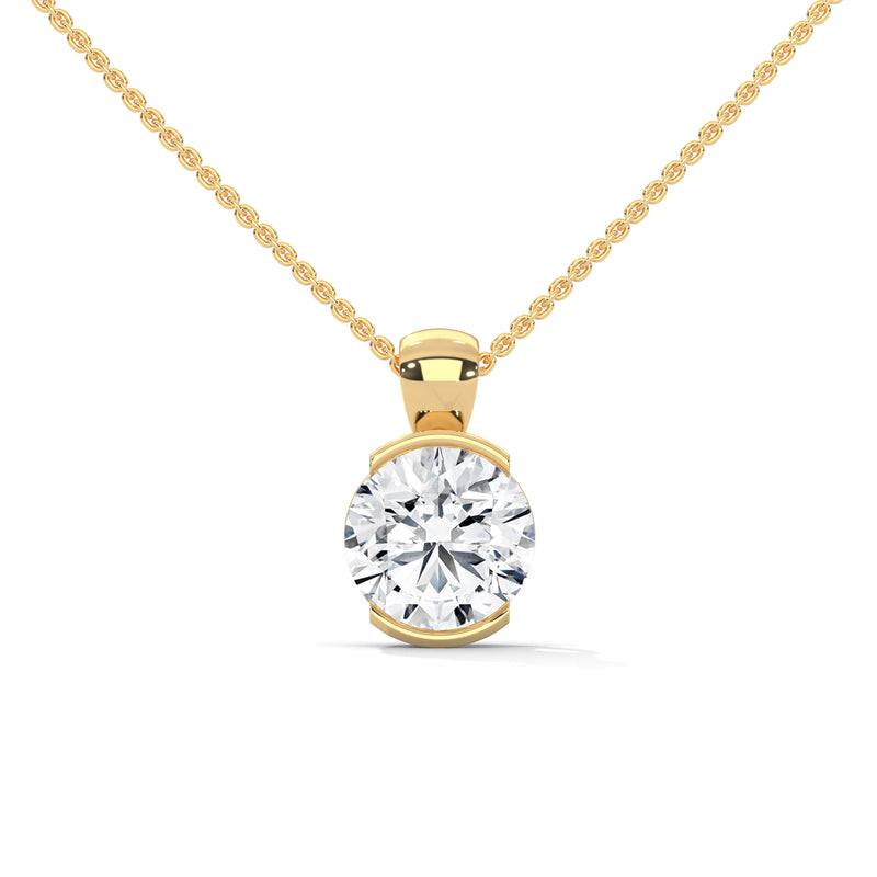 Eternal Orbit Solitaire Pendant