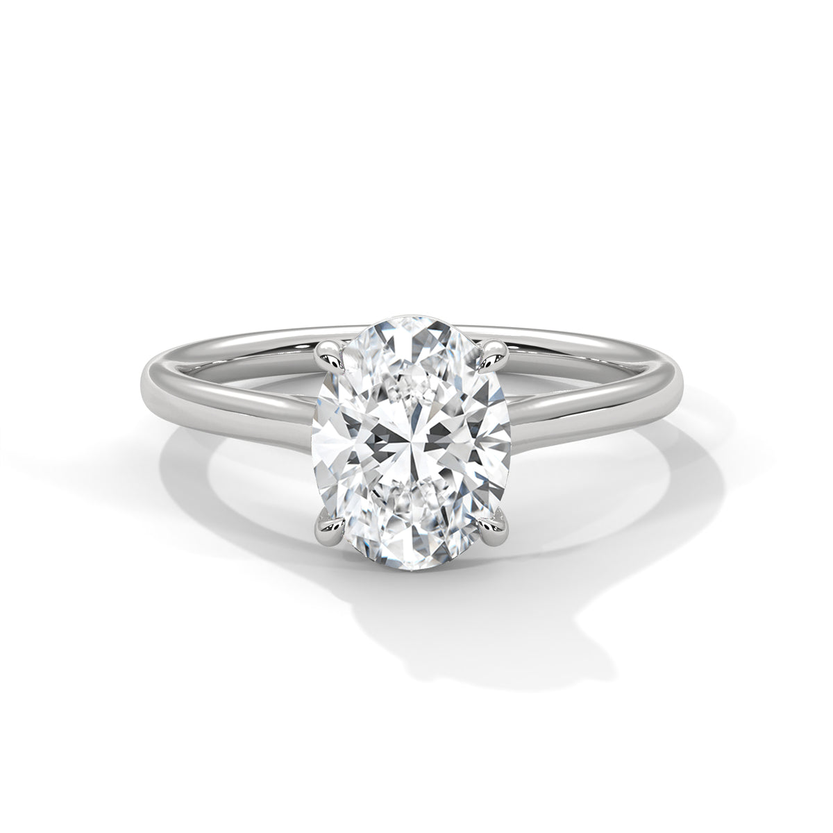 Sovereign Oval Solitaire Ring