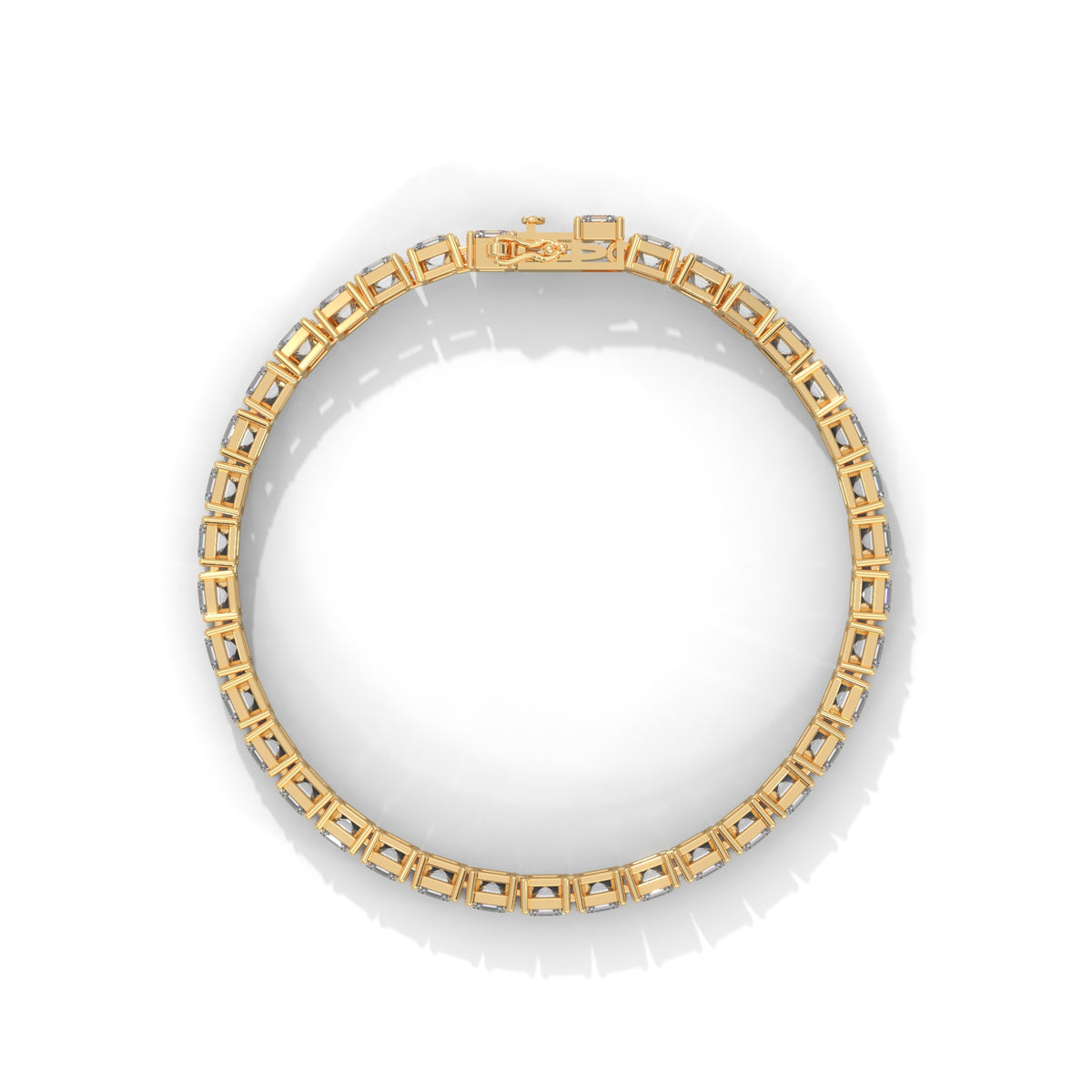 Emerald Row Tennis Bracelet