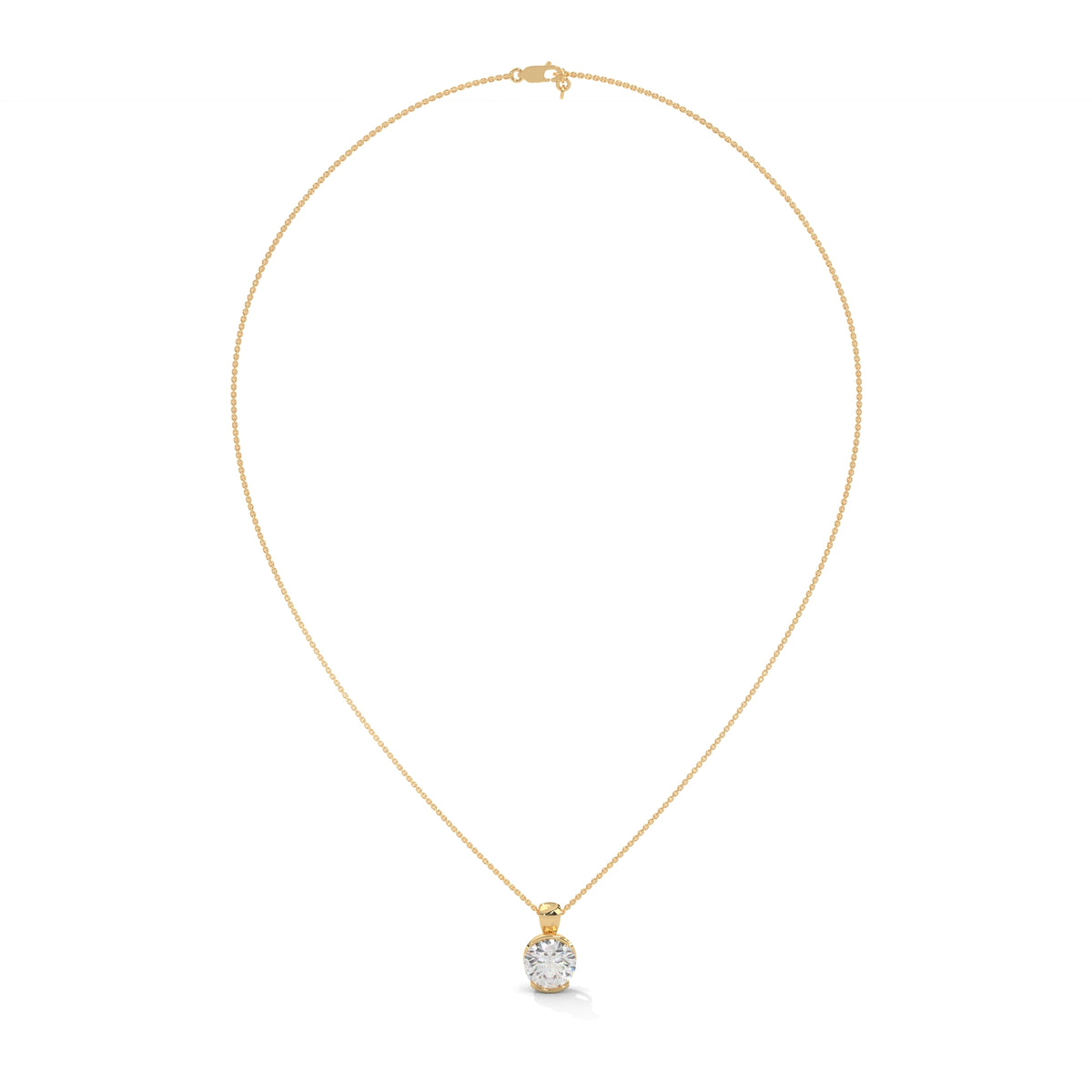 Eternal Orbit Solitaire Pendant
