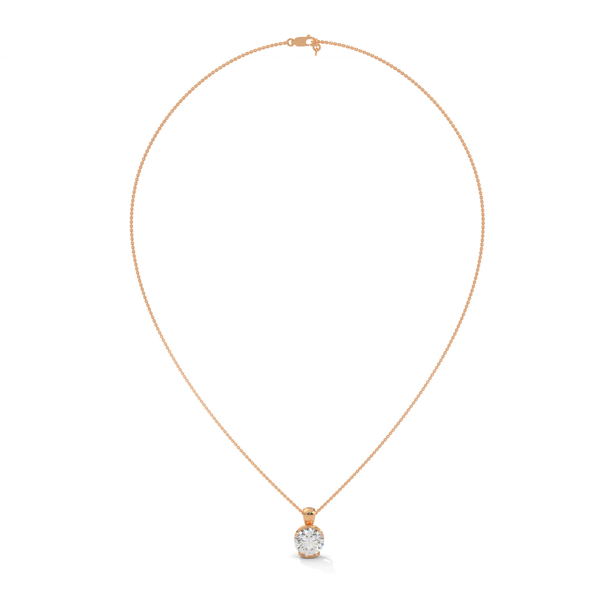 Eternal Orbit Solitaire Pendant