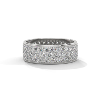 Pave Constellation Eternity Ring — IGI Certified Diamond Jewellery | My Carat India