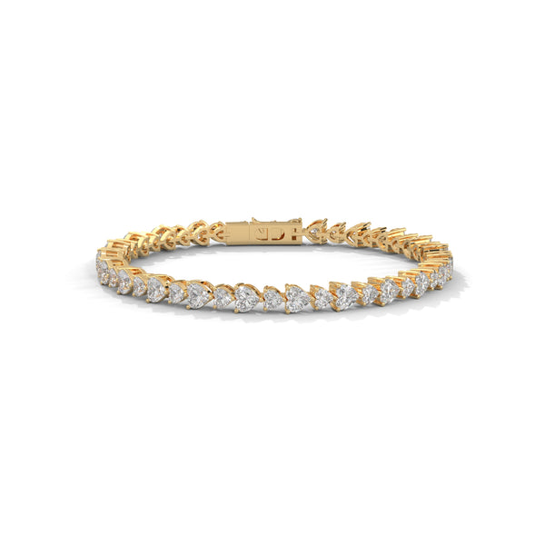 Sweetheart Row Diamond Bracelet