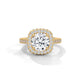 Cushion Crown Halo Ring