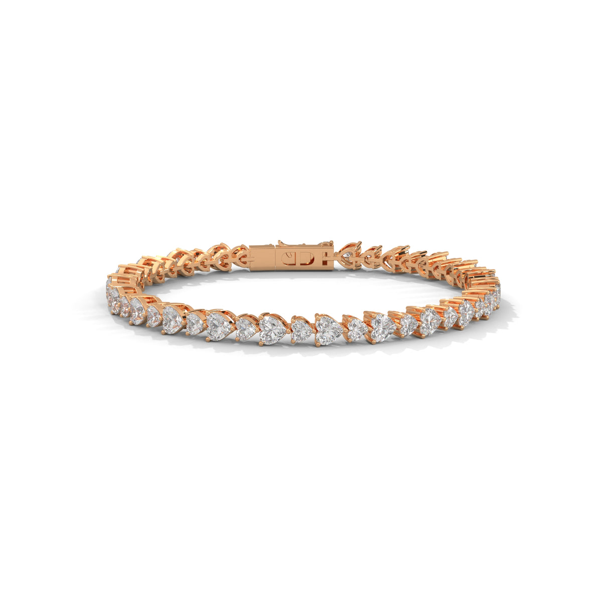 Sweetheart Row Diamond Bracelet