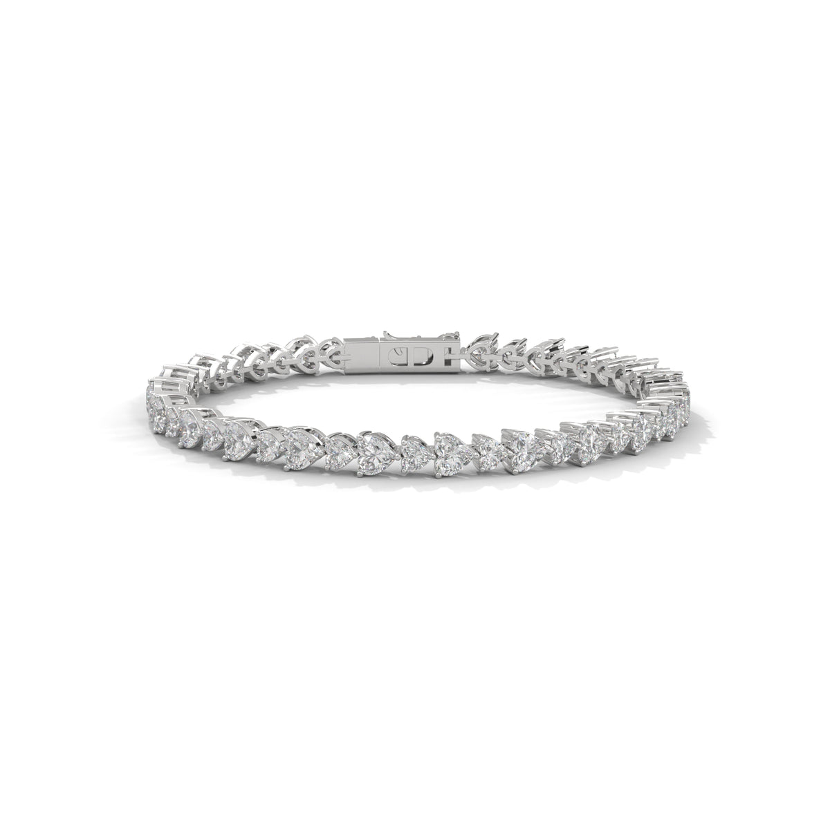 Sweetheart Row Diamond Bracelet