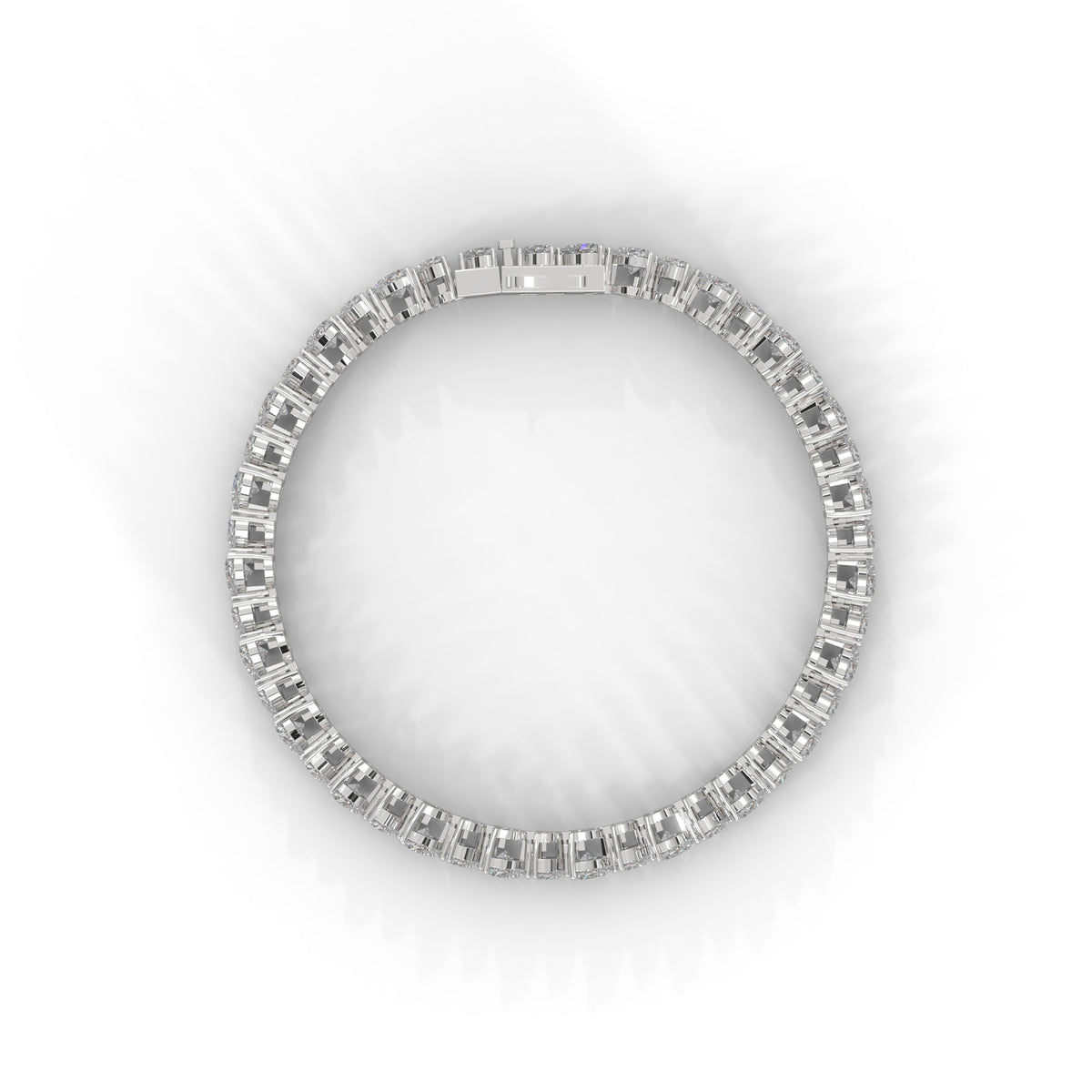 Sweetheart Row Diamond Bracelet