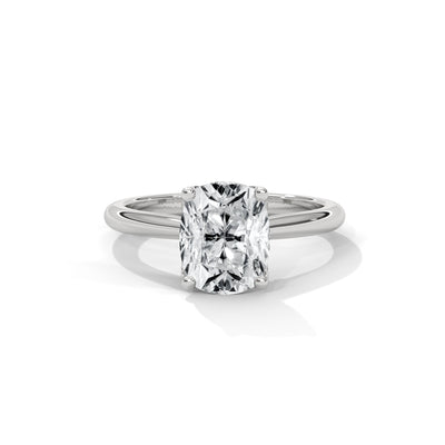 Cushion Crown Solitaire Ring — IGI Certified Diamond Jewellery | My Carat India