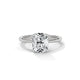 Cushion Crown Solitaire Ring
