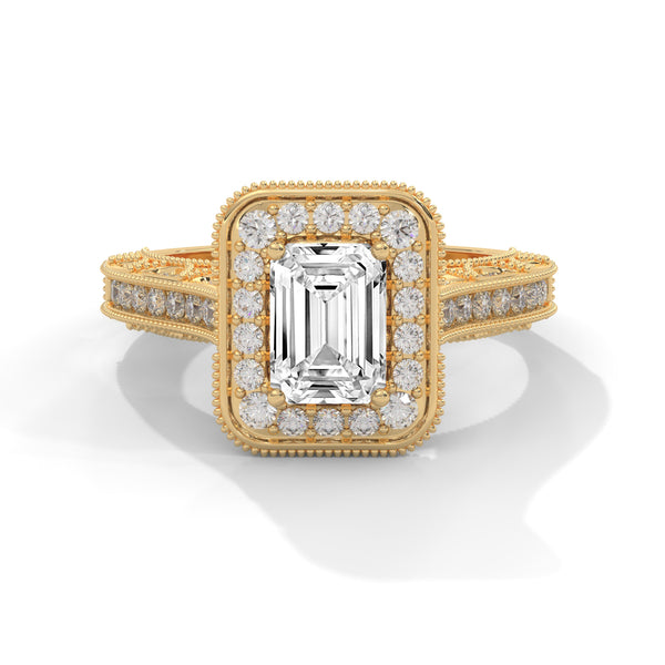 Vintage Opulence Halo Ring