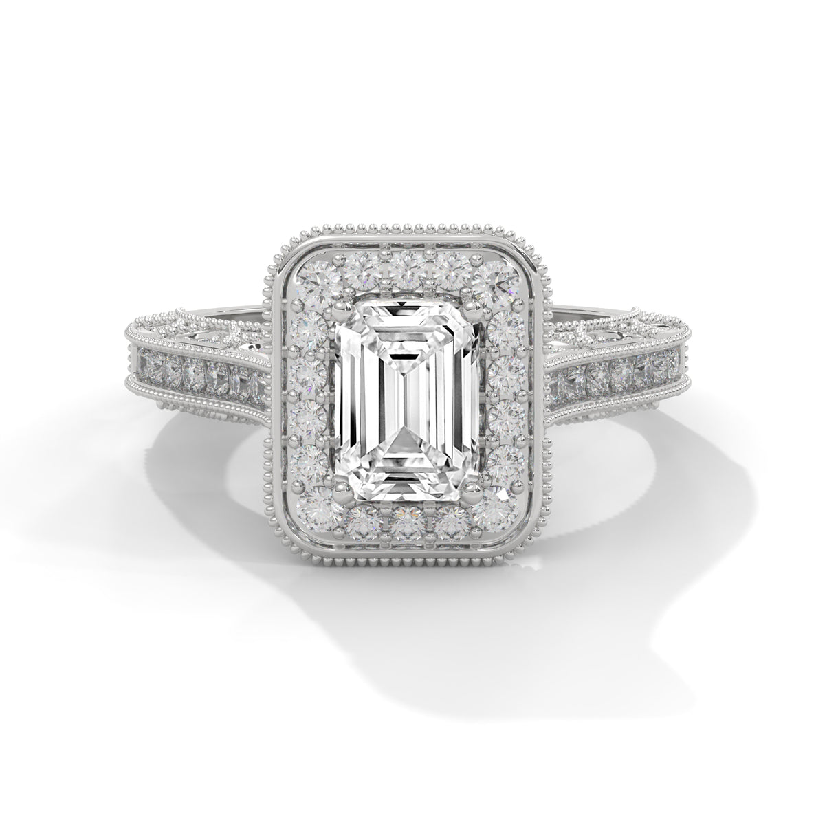 Vintage Opulence Halo Ring