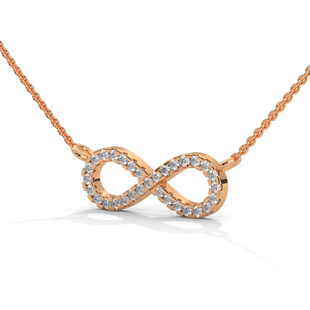 Infinite Shimmer Diamond Pendant