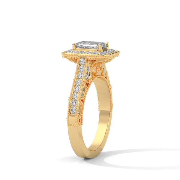 Vintage Opulence Halo Ring