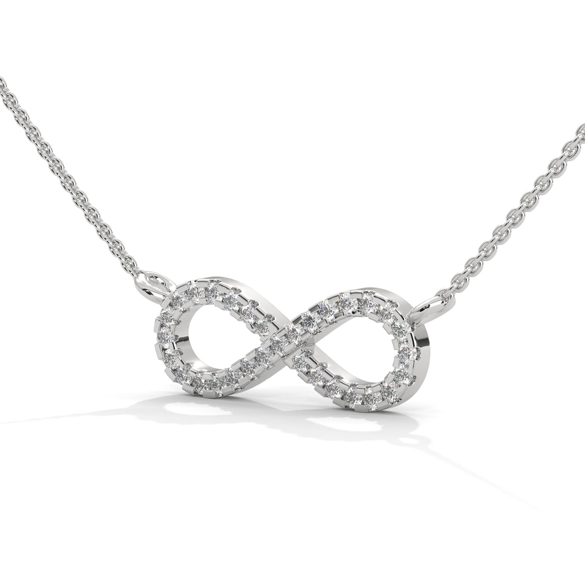 Infinite Shimmer Diamond Pendant
