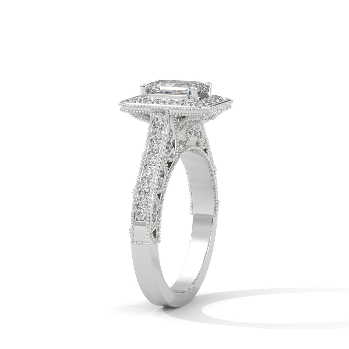 Vintage Opulence Halo Ring