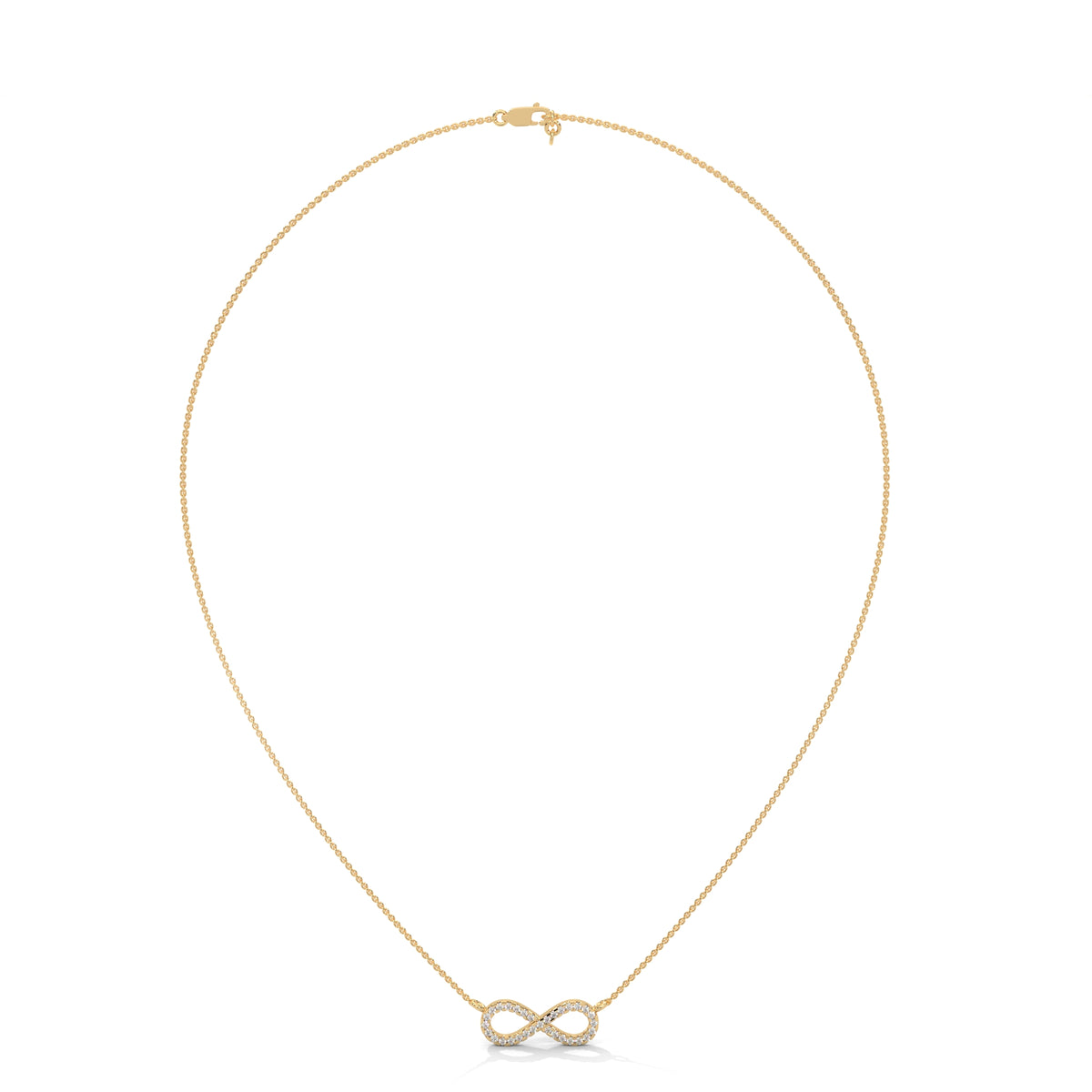Infinite Shimmer Diamond Pendant
