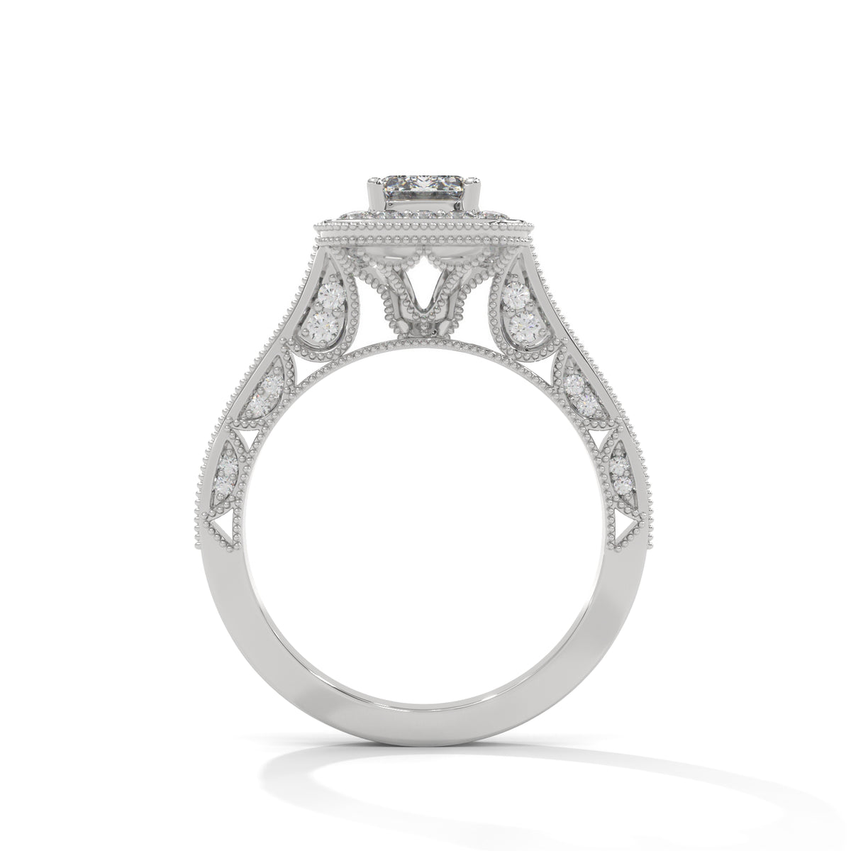Vintage Opulence Halo Ring