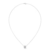 Sunburst Bezel Solitaire Pendant