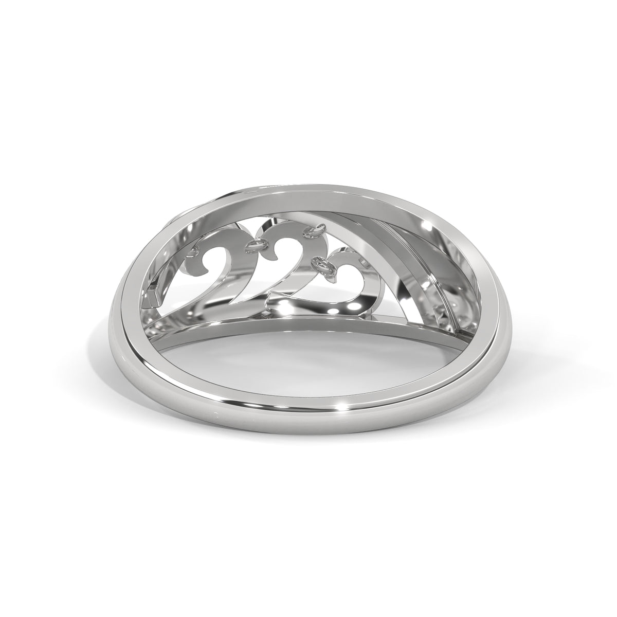 Arabesque Scroll Filigree Ring