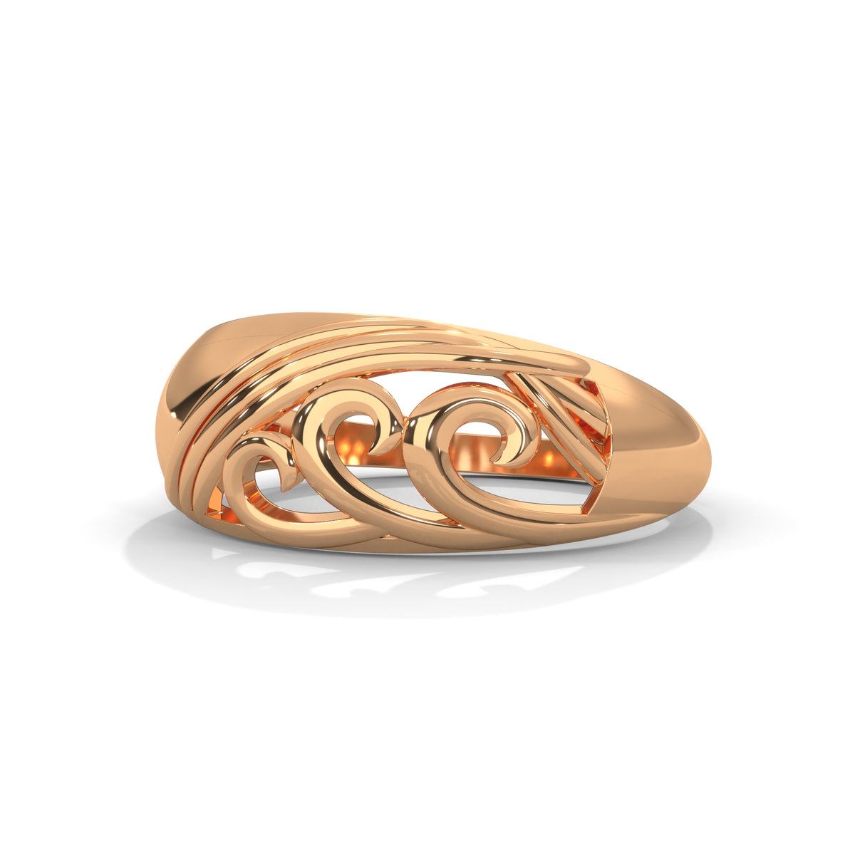 Arabesque Scroll Filigree Ring