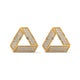 Penrose Illusion Diamond Stud Earrings