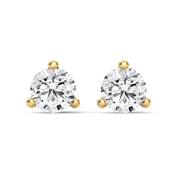 Martini Brilliance Solitaire Earrings