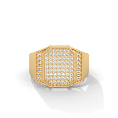 Octagon Constellation Cluster Ring — IGI Certified Diamond Jewellery | My Carat India