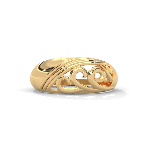 Arabesque Scroll Filigree Ring