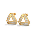 Penrose Illusion Diamond Stud Earrings