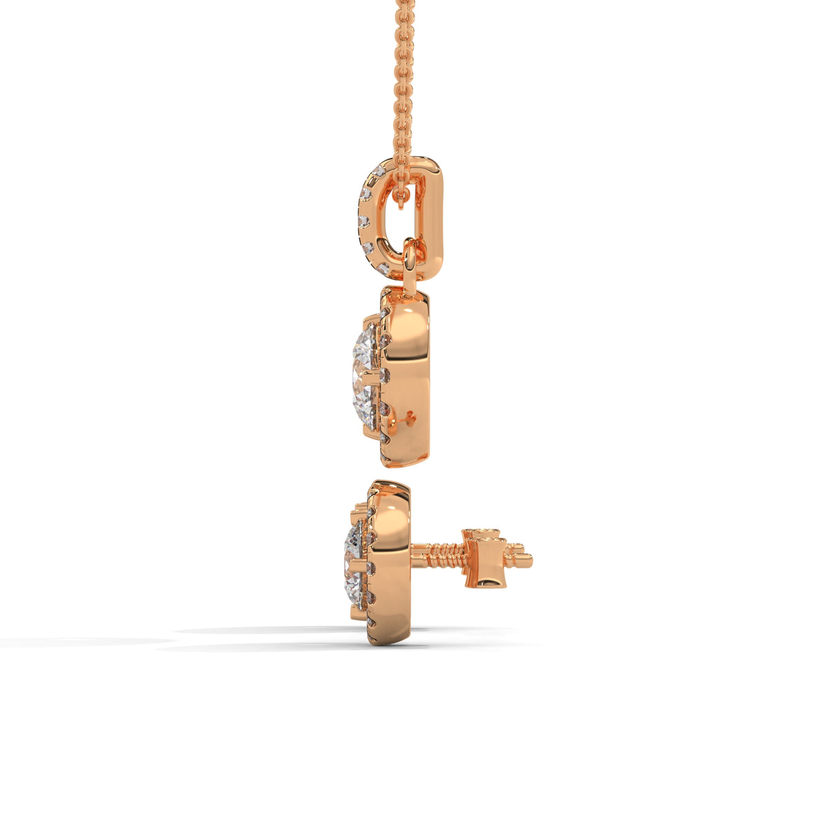 Celestial Halo Pendant Set