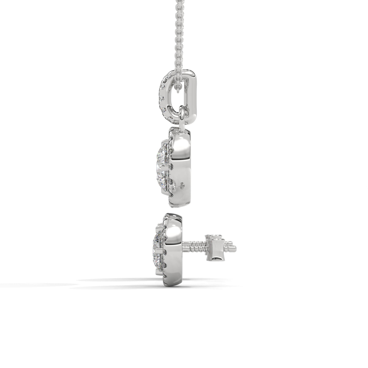 Celestial Halo Pendant Set
