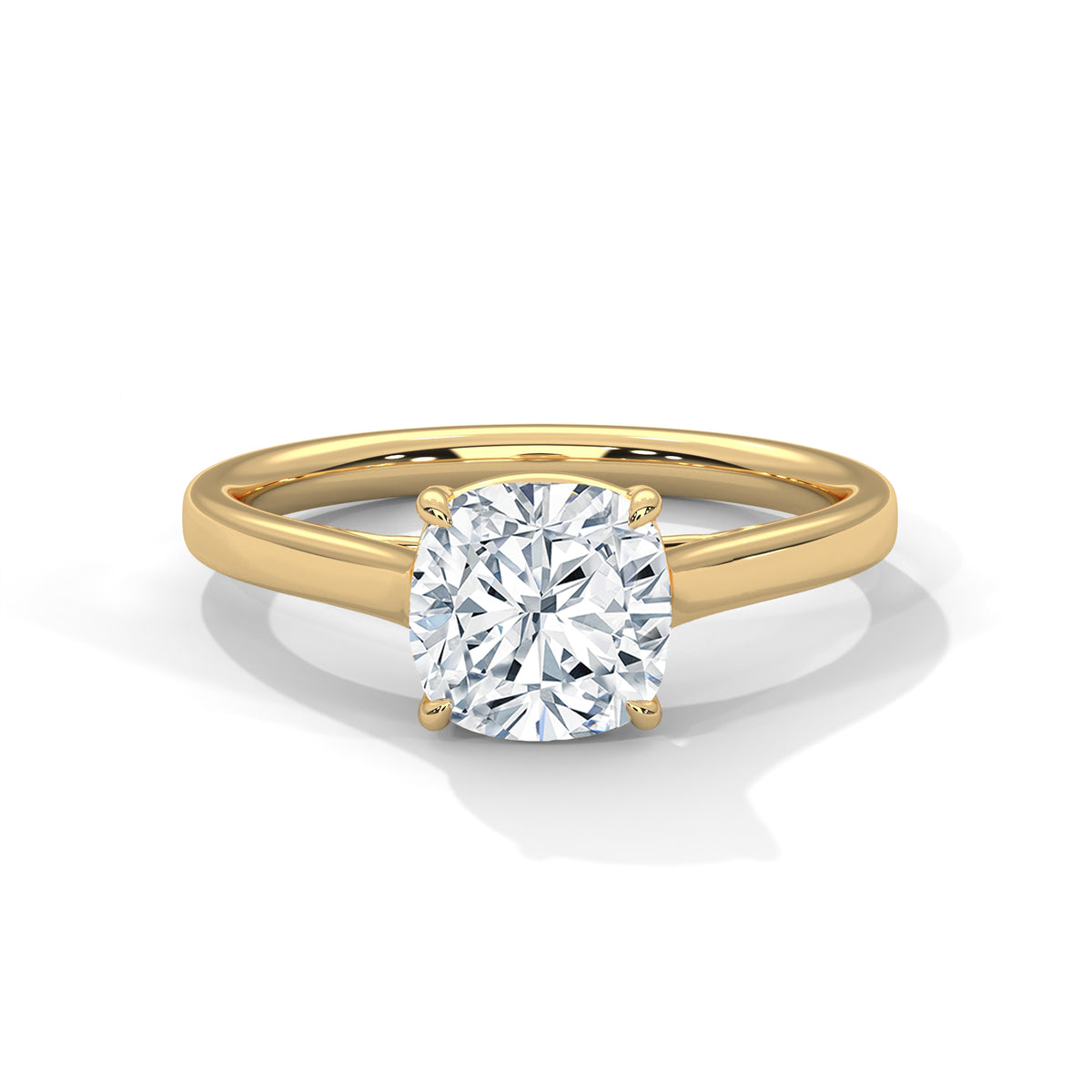Sovereign Cushion Solitaire Ring