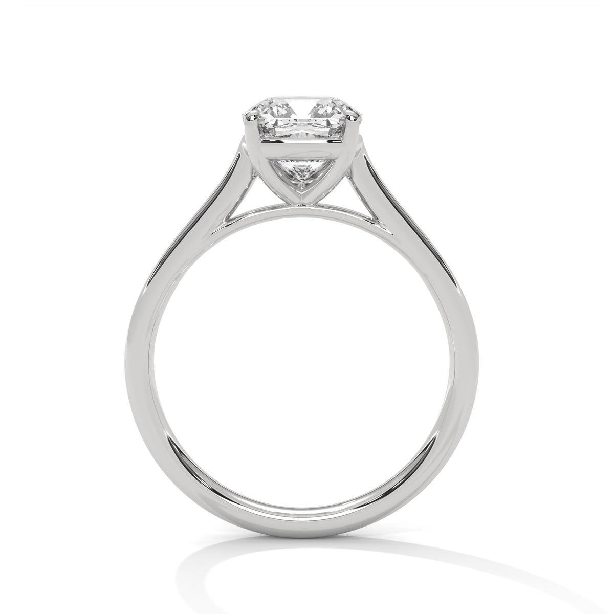 Sovereign Cushion Solitaire Ring