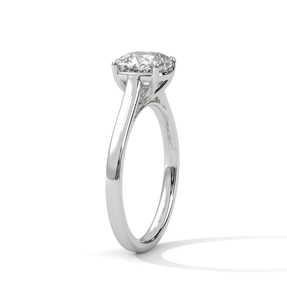 Sovereign Cushion Solitaire Ring