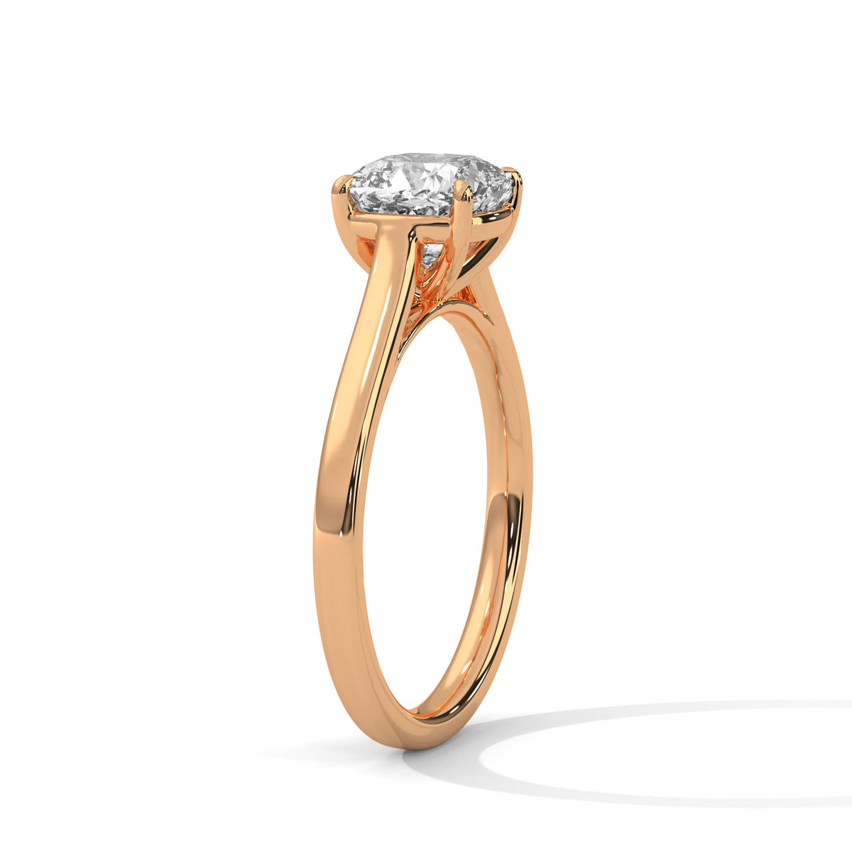 Sovereign Cushion Solitaire Ring