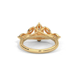 Marquise Bloom Cluster Ring