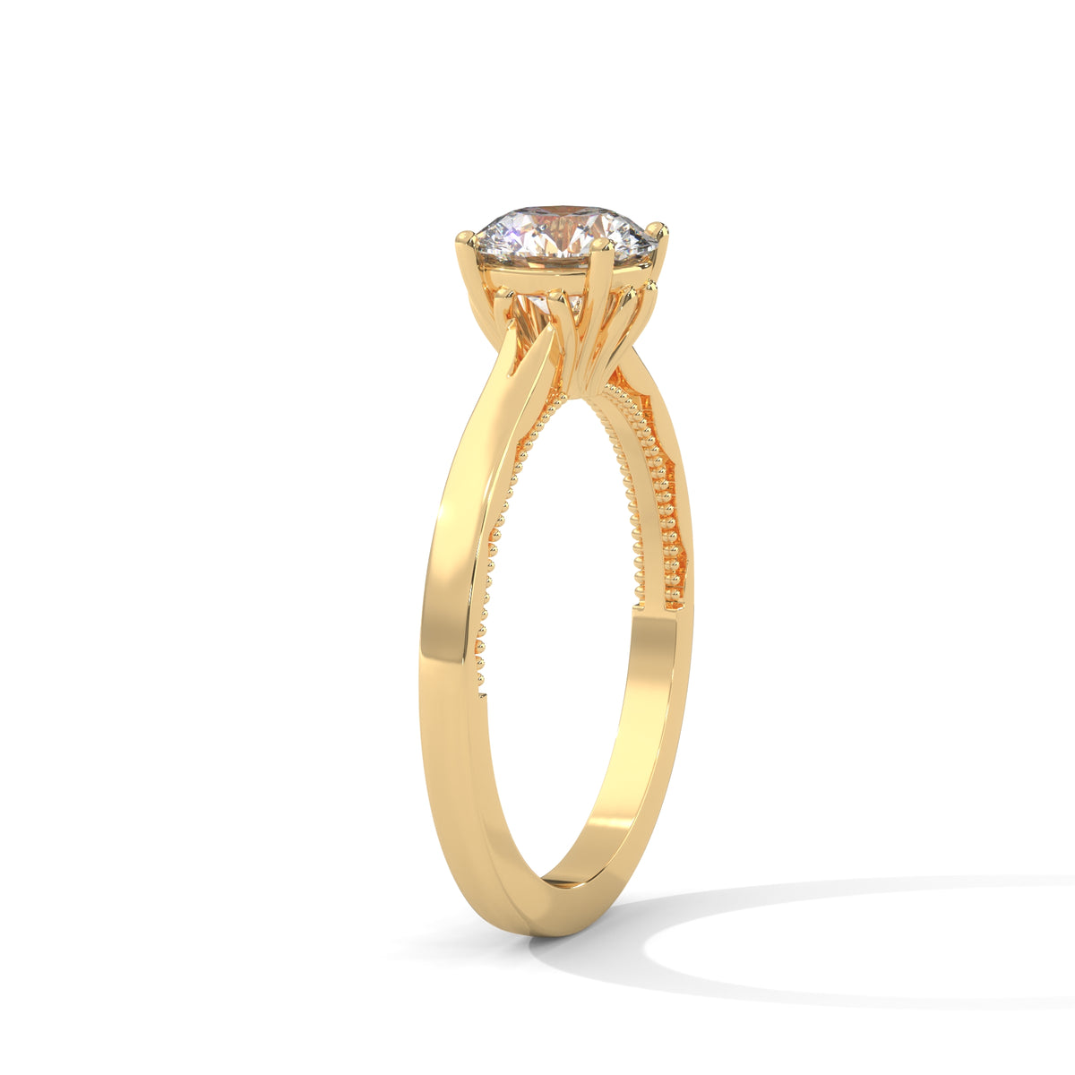 Eternal Crown Solitaire Ring