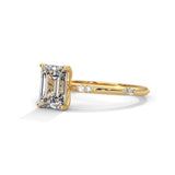 Emerald Grace Solitaire Ring