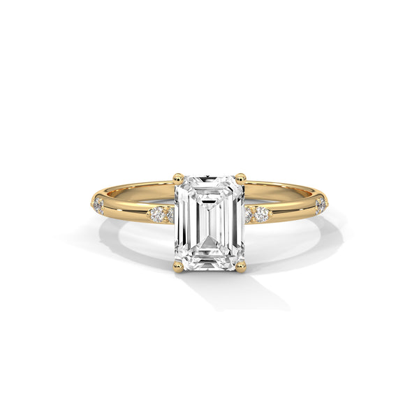 Emerald Grace Solitaire Ring