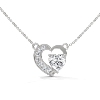 Entwined Hearts Diamond Pendant — IGI Certified Diamond Jewellery | My Carat India