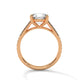 Crowned Brilliance Solitaire Ring